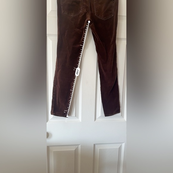 Pilcro & the Letterpress Brown Serif Skinny Corduroy Pants, Size: 28 - Picture 9 of 9